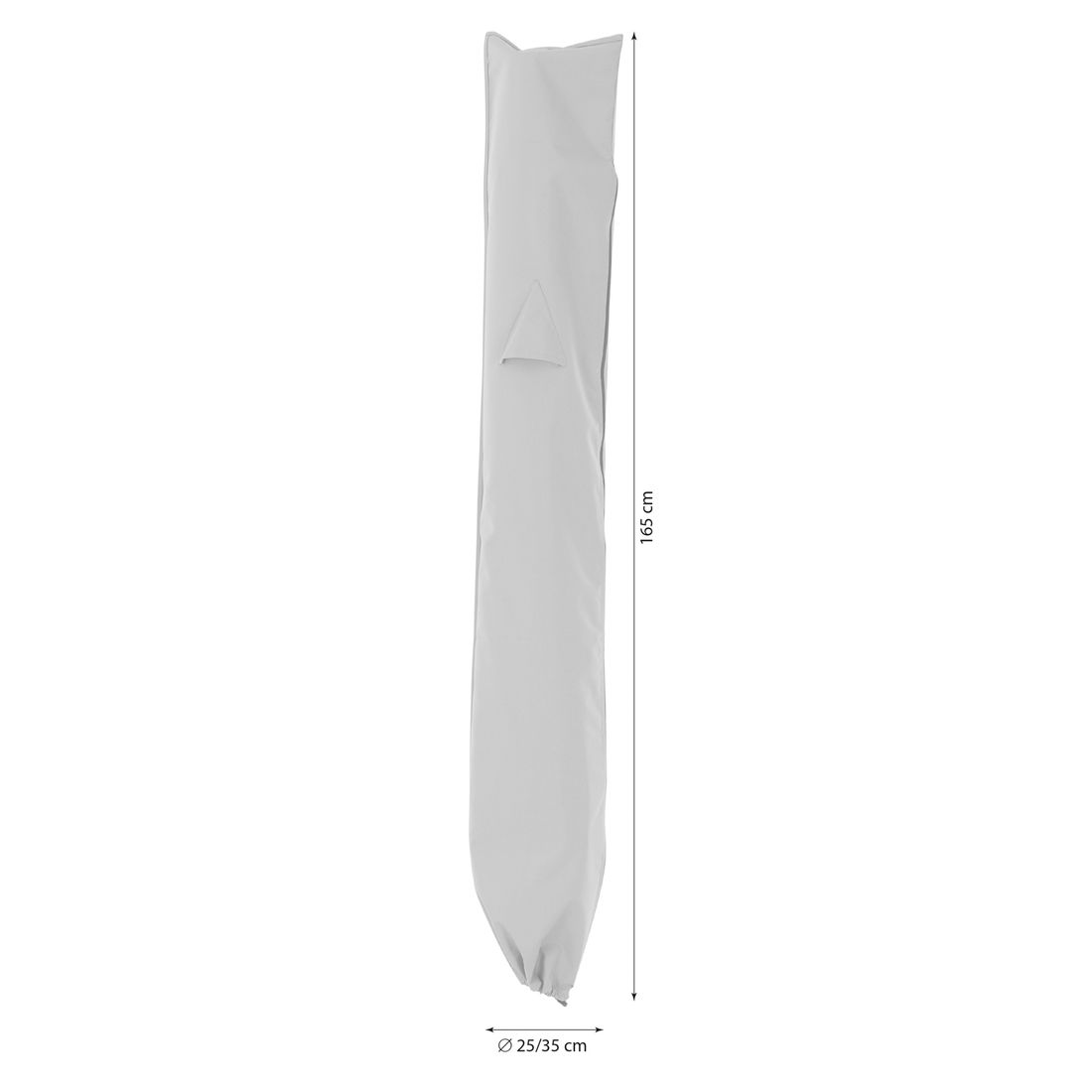 Siena Garden Plus Schutzhülle für Mittelstockschirme Ø300cm, 200x200cm