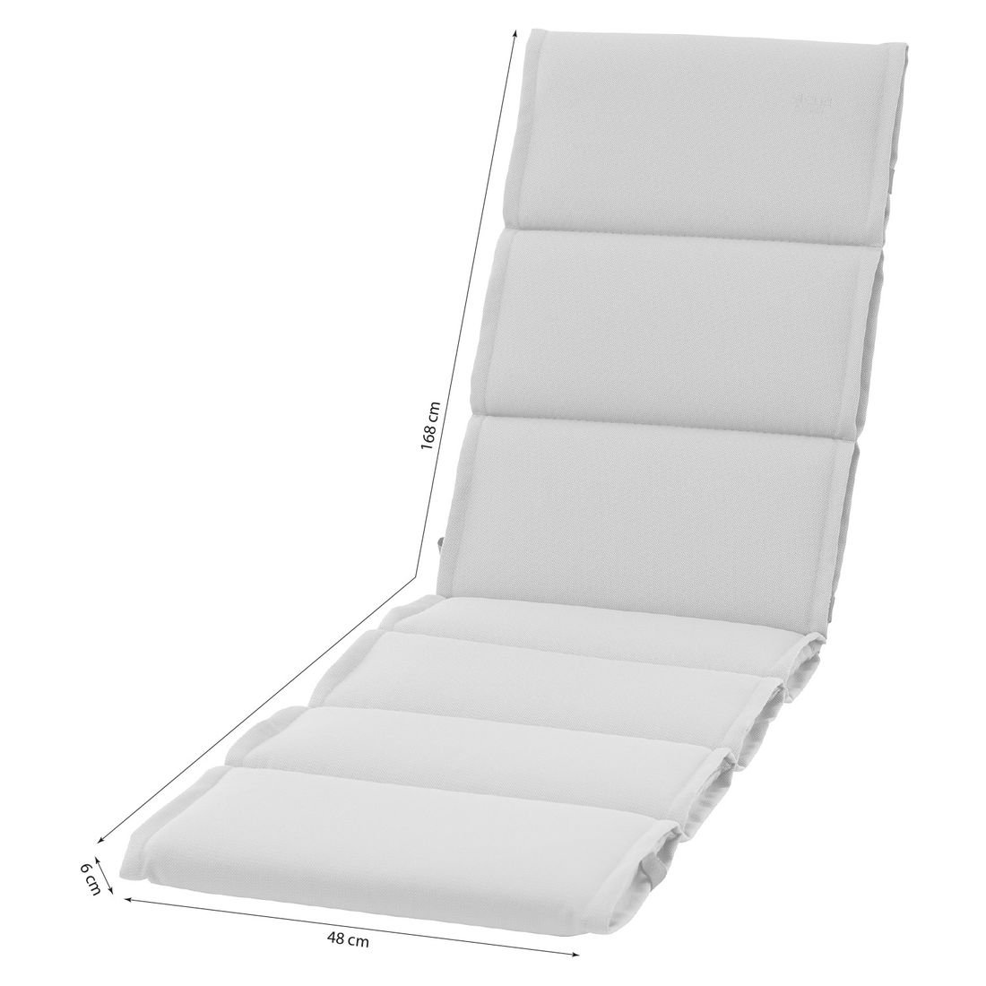 Siena Garden Stella Relaxliegenauflage 48x168cm Olefin