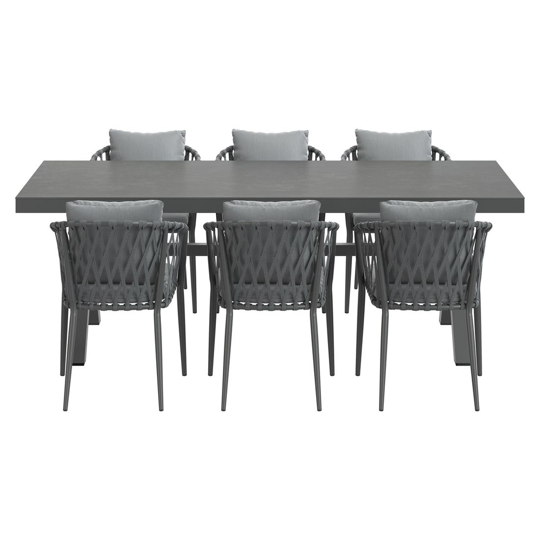 LC Garden Sunrepo Gartenmöbel-Set L (6 Plätze) mit OUTLIV. Tisch 220x100cm
