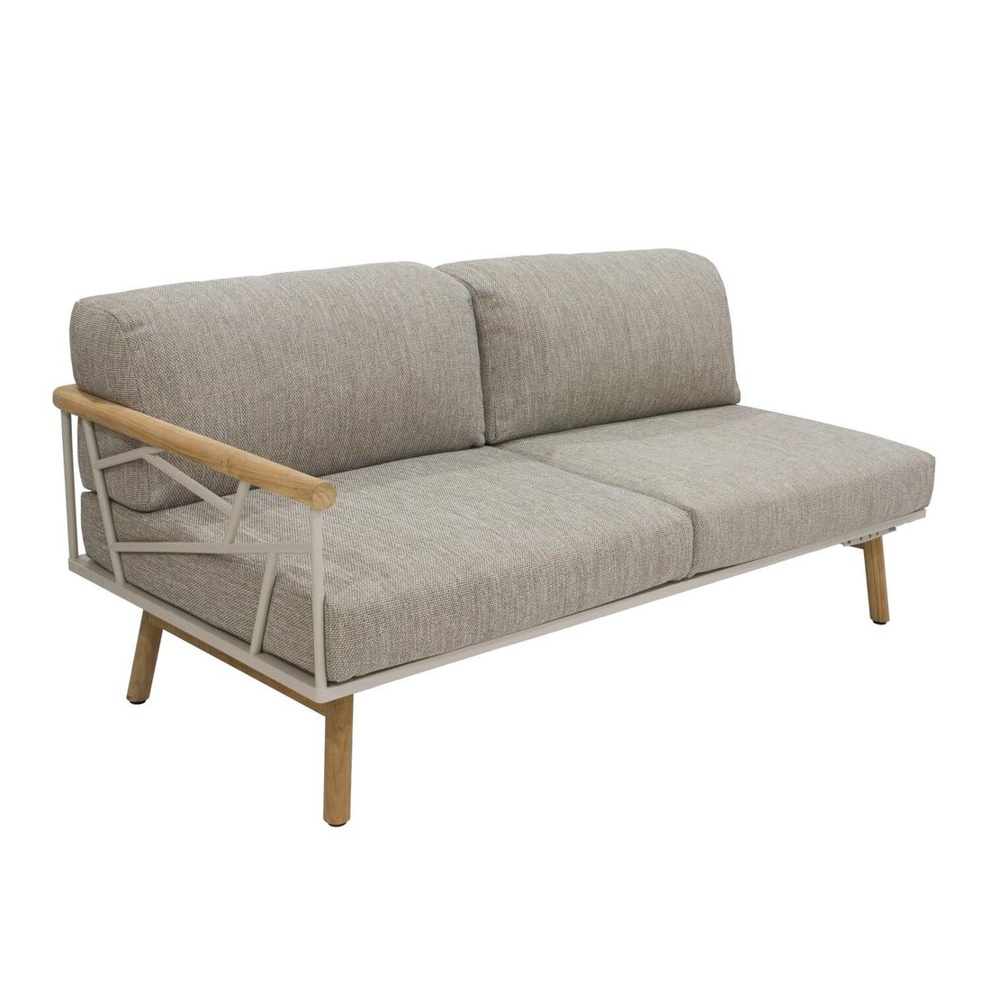 Zebra Solena Ecklounge Edelstahl/Teak/Sunproof