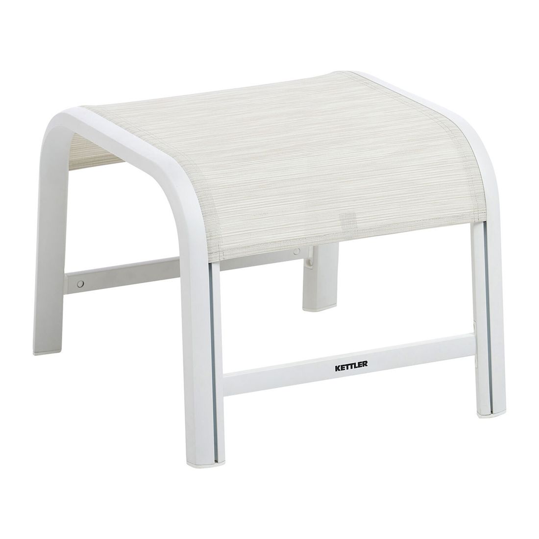 Kettler Memphis Gartenhocker Aluminium/Outdoorgewebe