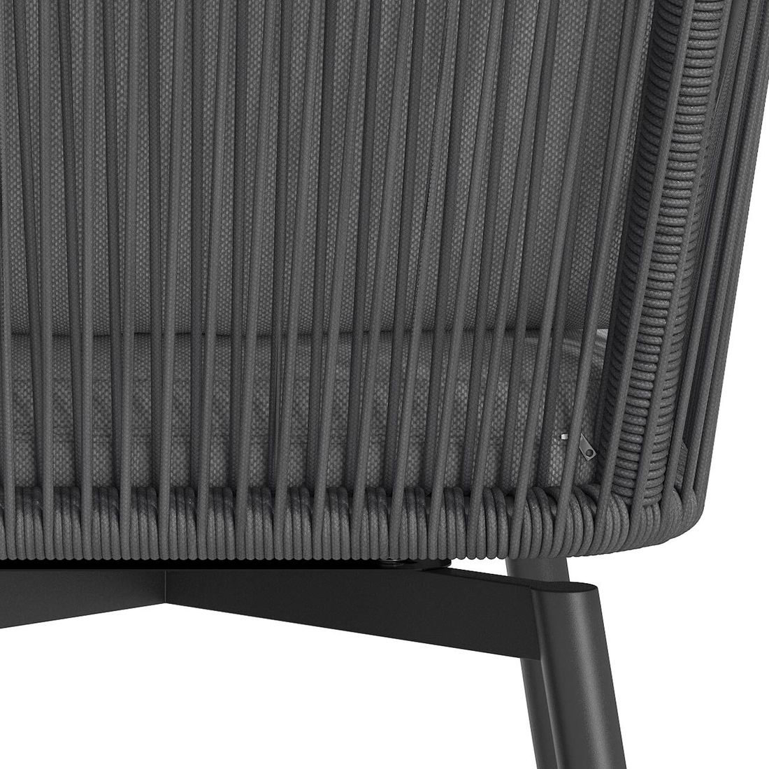 OUTLIV. Alex Gartensessel drehbar Aluminium mit Sitz- und Rückenkissen