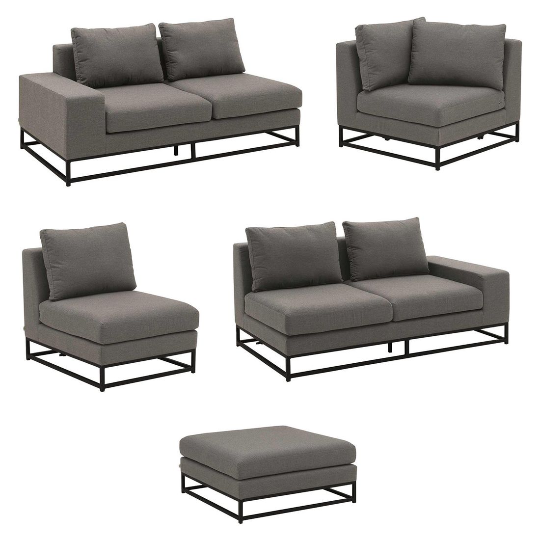 OUTLIV. June Ecklounge Aluminium/Sunbrella