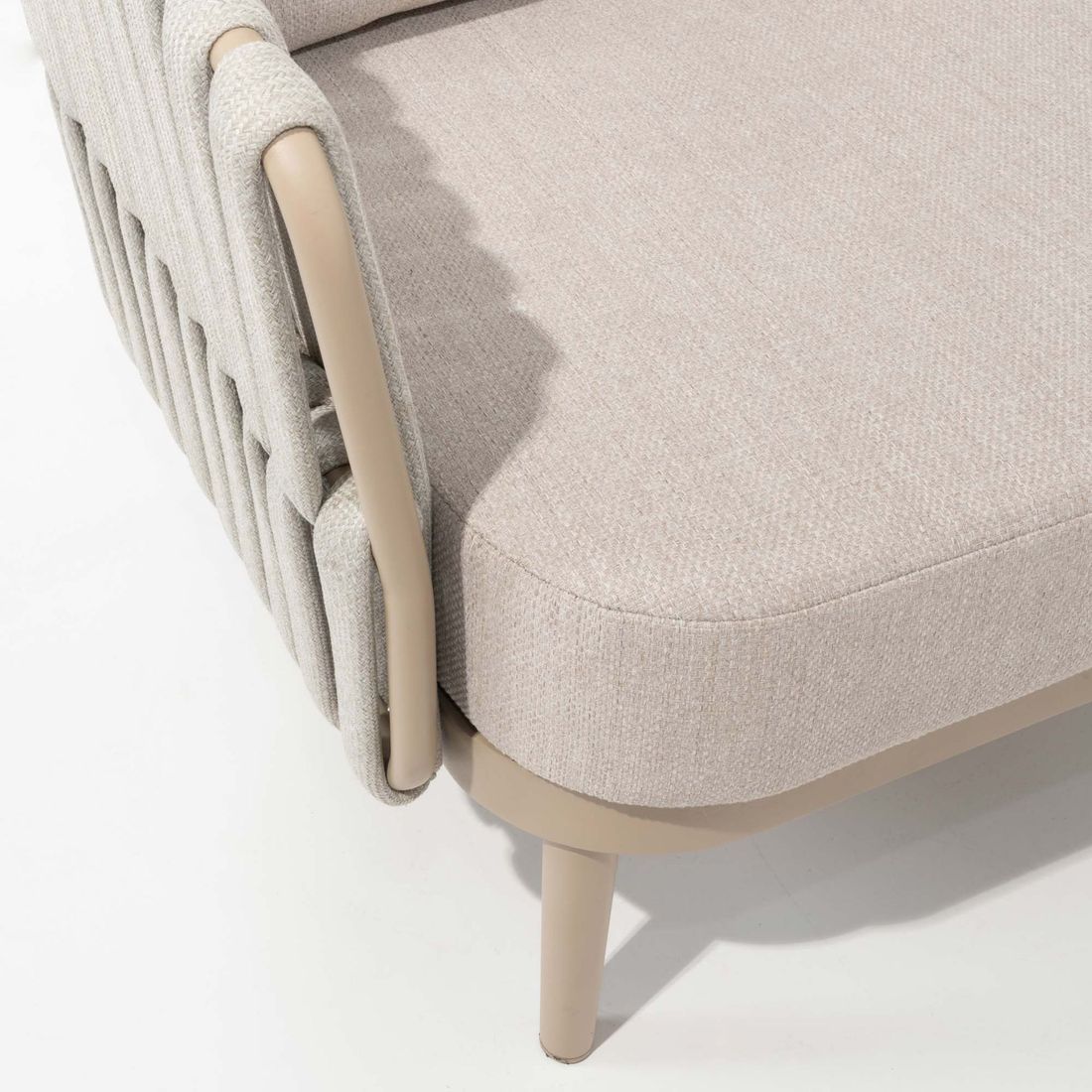 4Seasons Eva Loungeset inkl. Loungetisch Aluminium/Rope