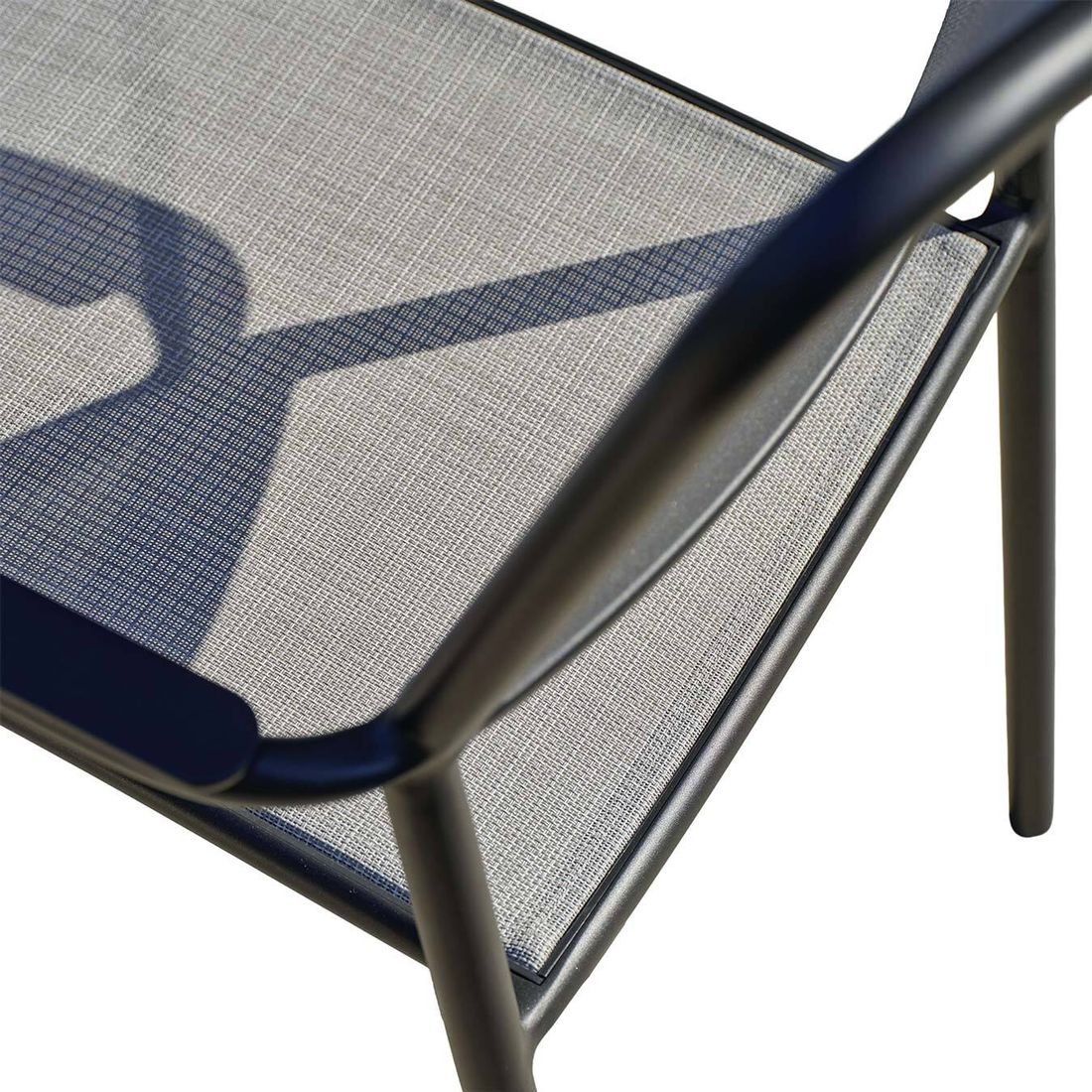 Stern Joris Stapelsessel Aluminium/Textilene