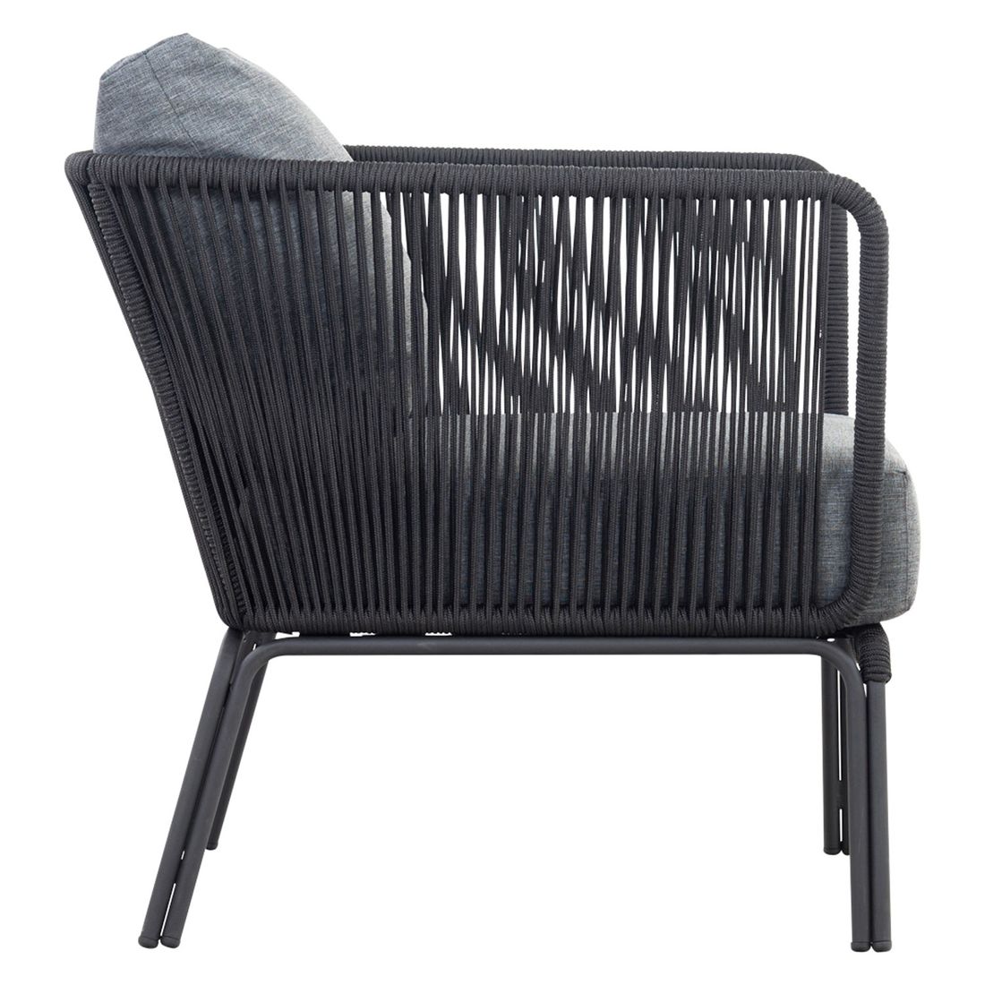 Cosmic Collection Lion Loungesessel Stahl/Rope/Olefin
