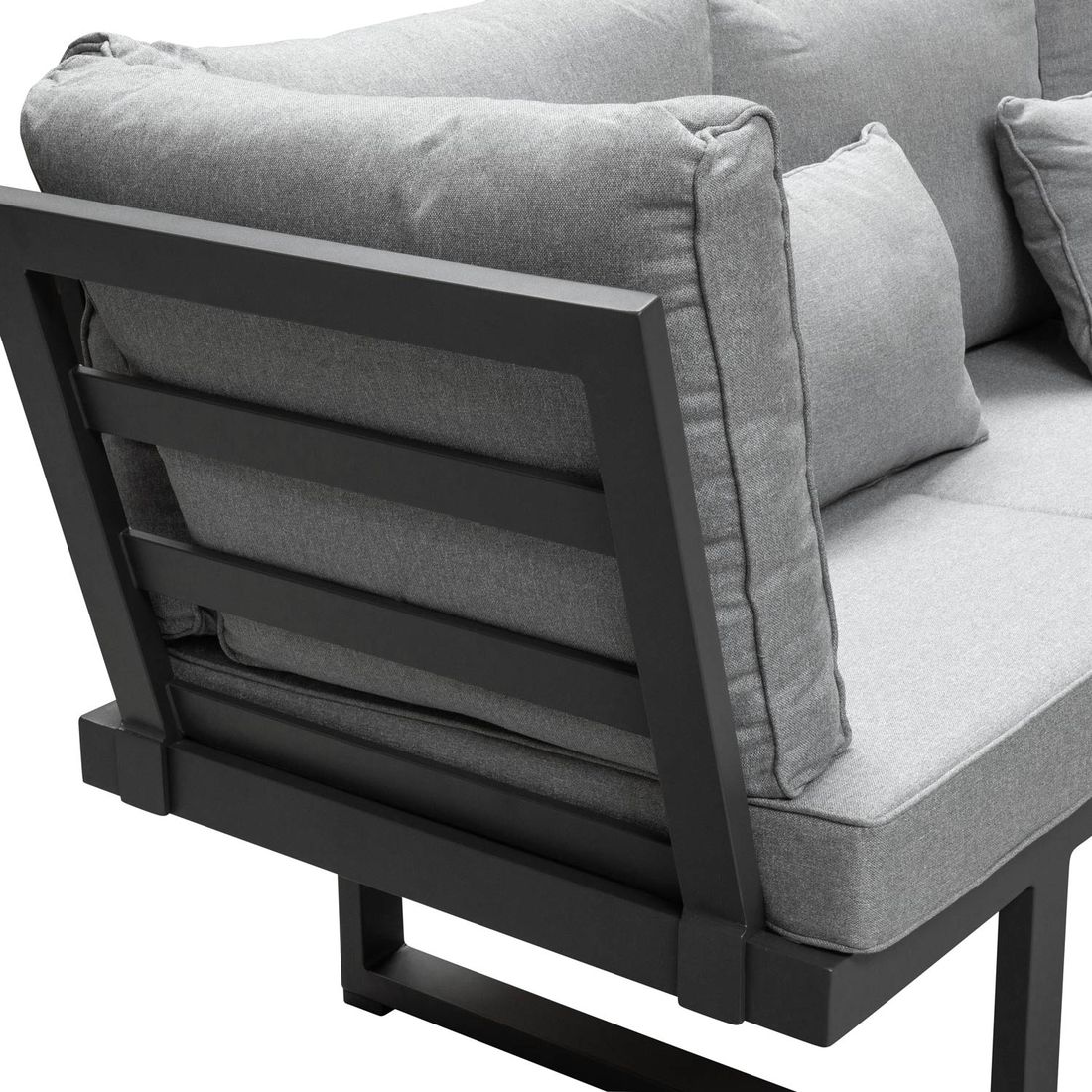 OUTLIV. Broome Diningsofa Aluminium/Kunstfaser