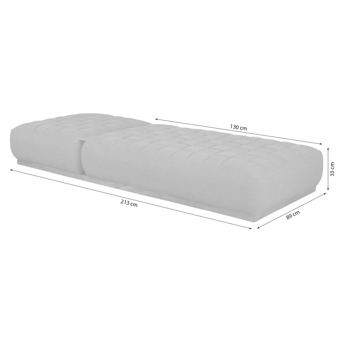 LC Garden Sunbay Gartenliege verstellbar Teak/Acryl