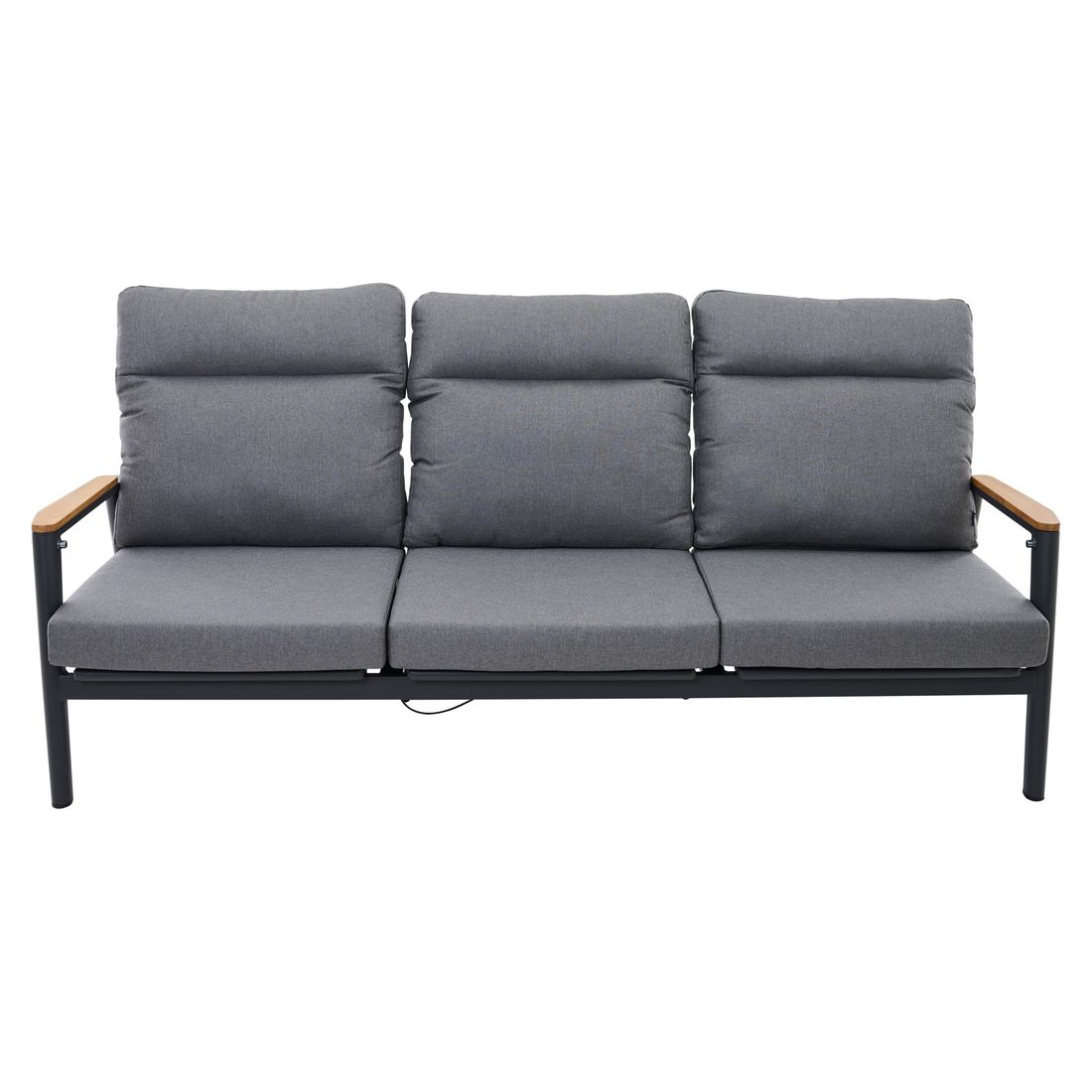 Siena Garden Cortina Gartenloungesofa verstellbar Aluminium/Rope/Kunstfaser
