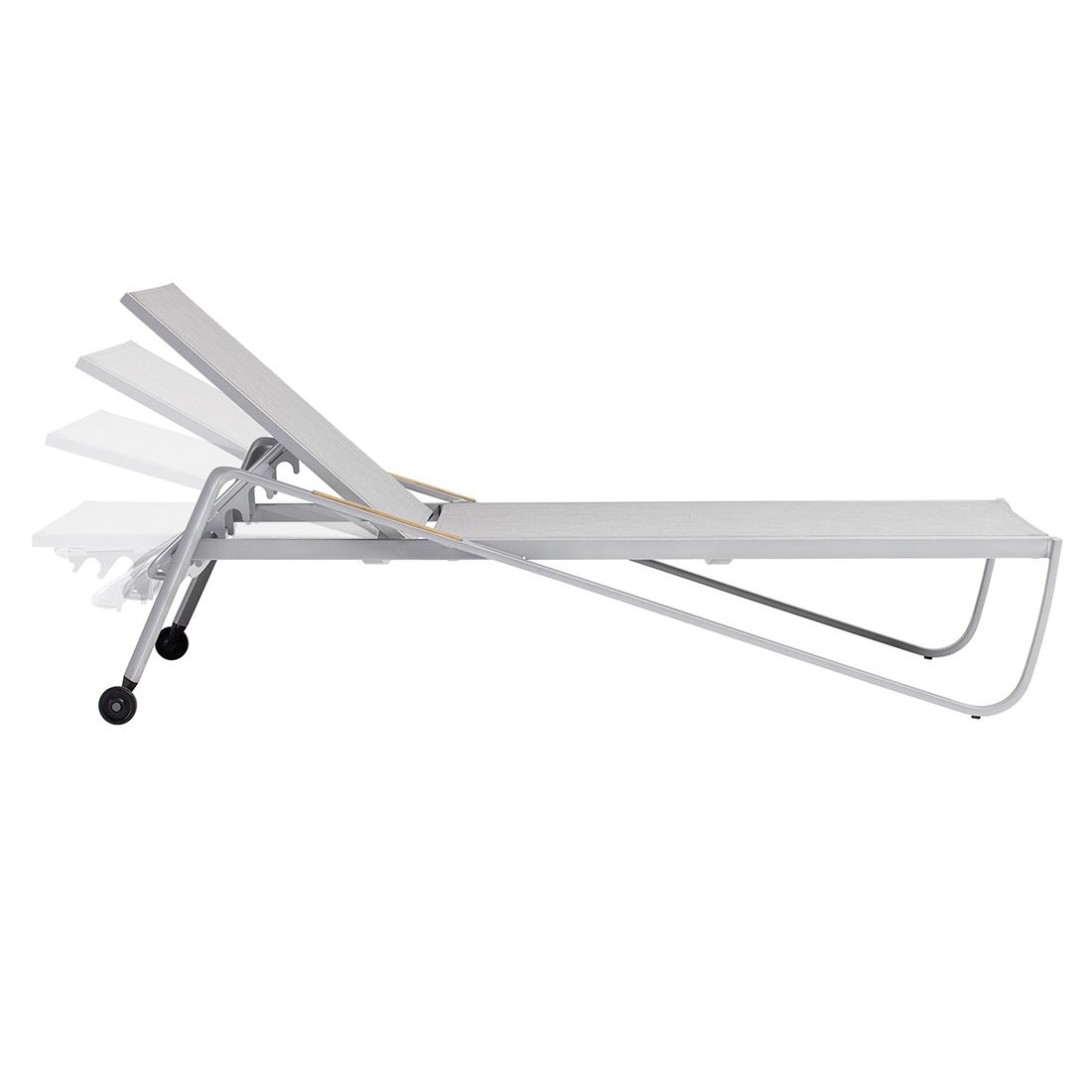 Kettler Diamond Gartenliege verstellbar Aluminium/Outdoorgewebe