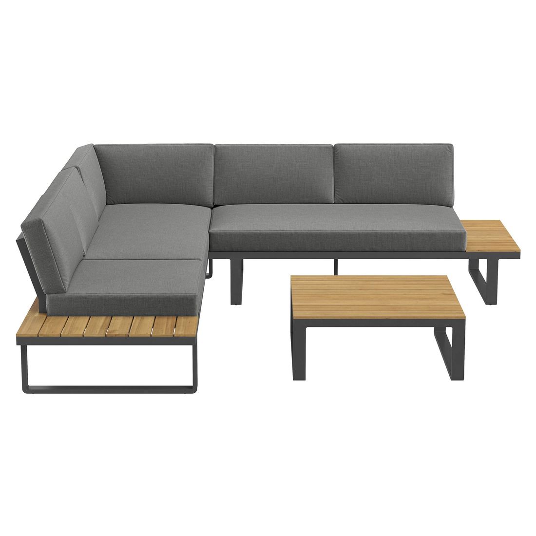 OUTLIV. Albufeira Ecklounge inkl. Loungetisch Aluminium/Polyester