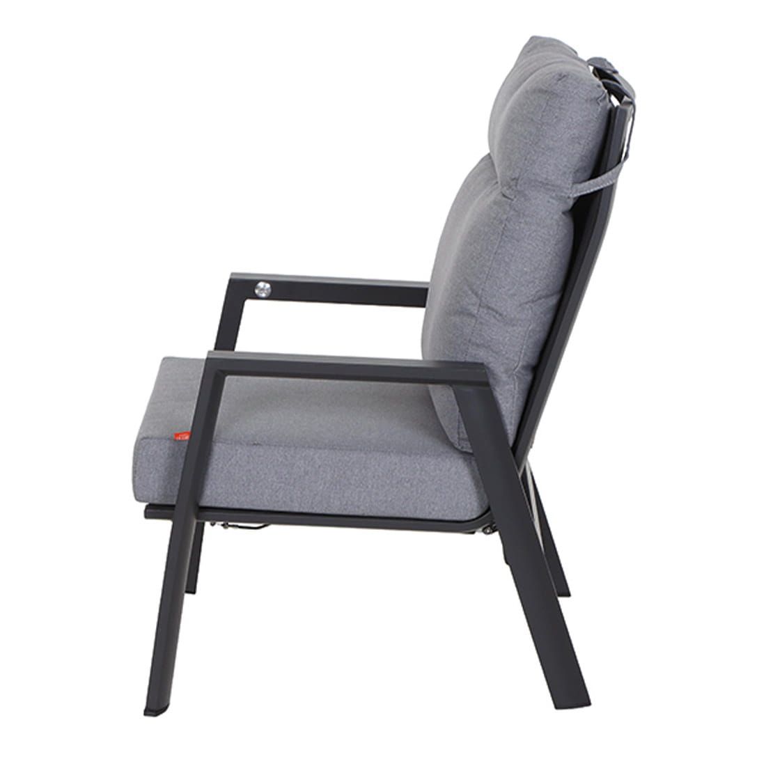 Siena Garden Valencia Loungesessel verstellbar Aluminium/Polypropylen