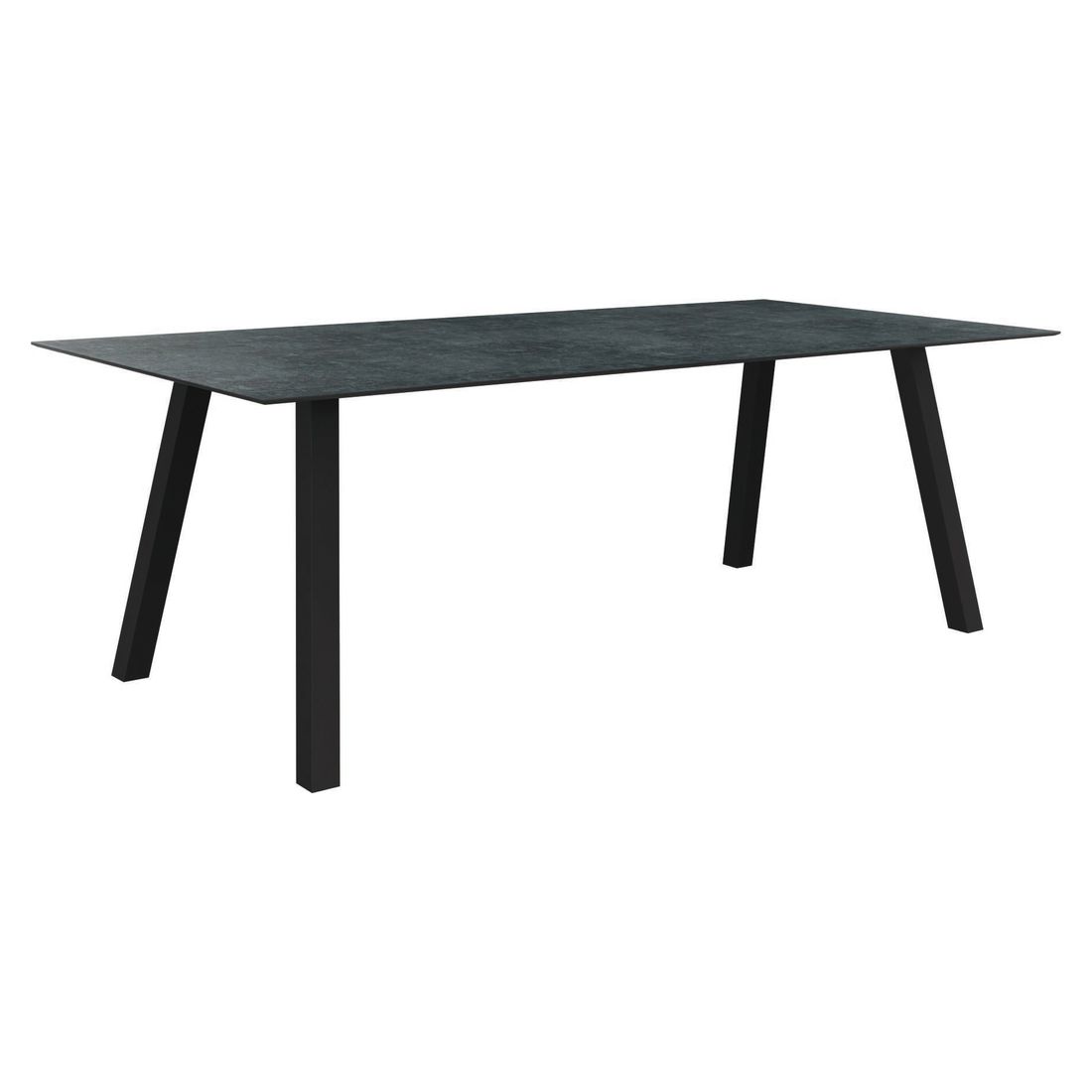Stern Interno Gartentisch 220x100cm Aluminium Vierkantrohr/Silverstar 2.0