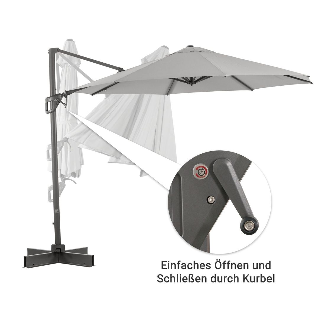 OUTLIV. Ravenna Ampelschirm Ø350cm