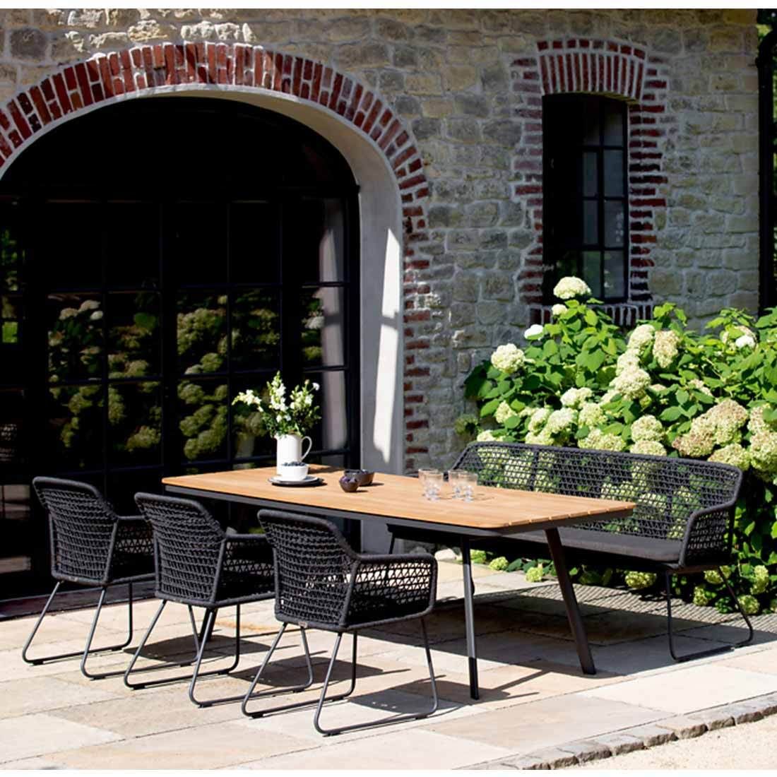 Niehoff Kubu Gartenmöbel-Set L (6 Plätze) Tisch 220x95cm