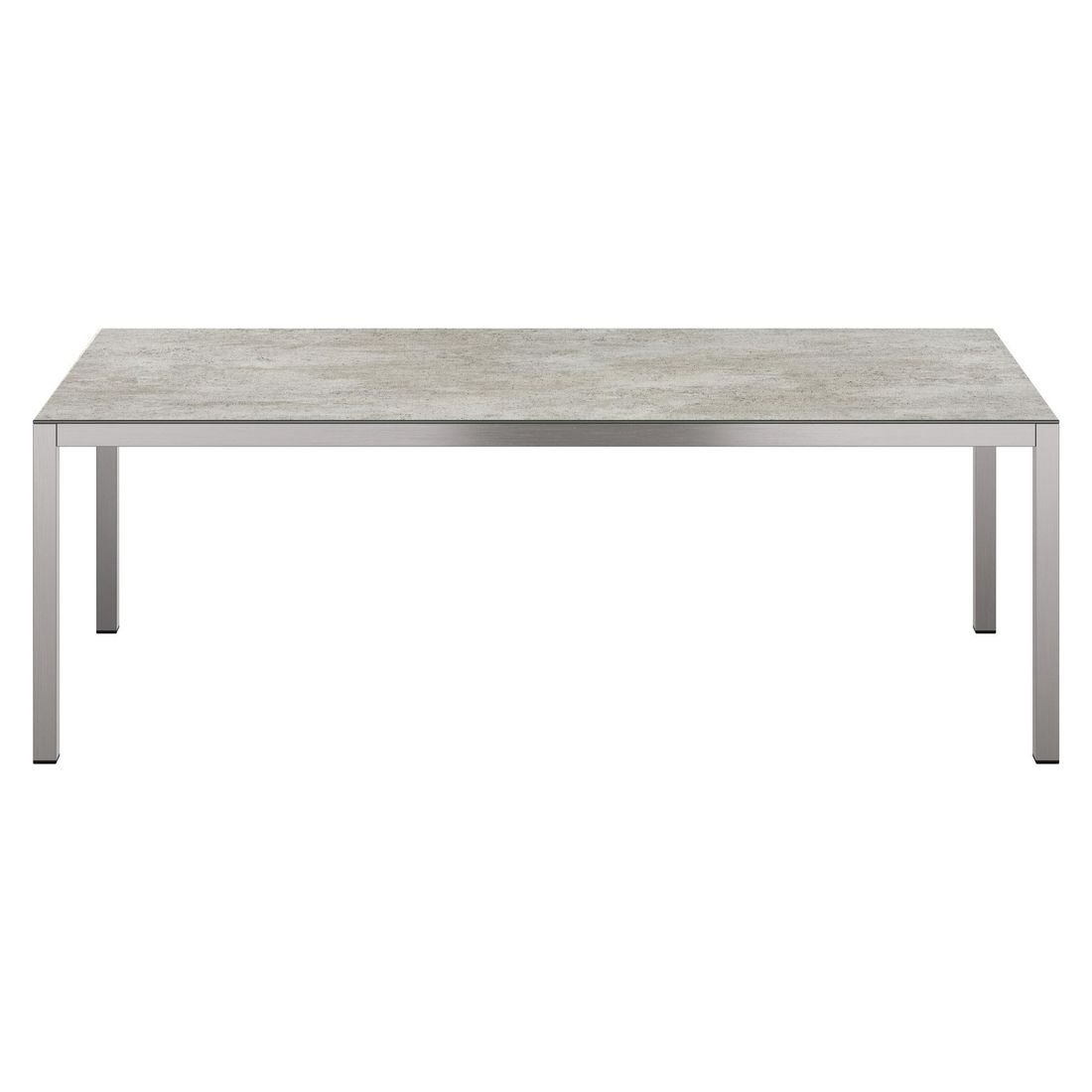 OUTLIV. Gartentisch 220x100cm Edelstahl/Dekton