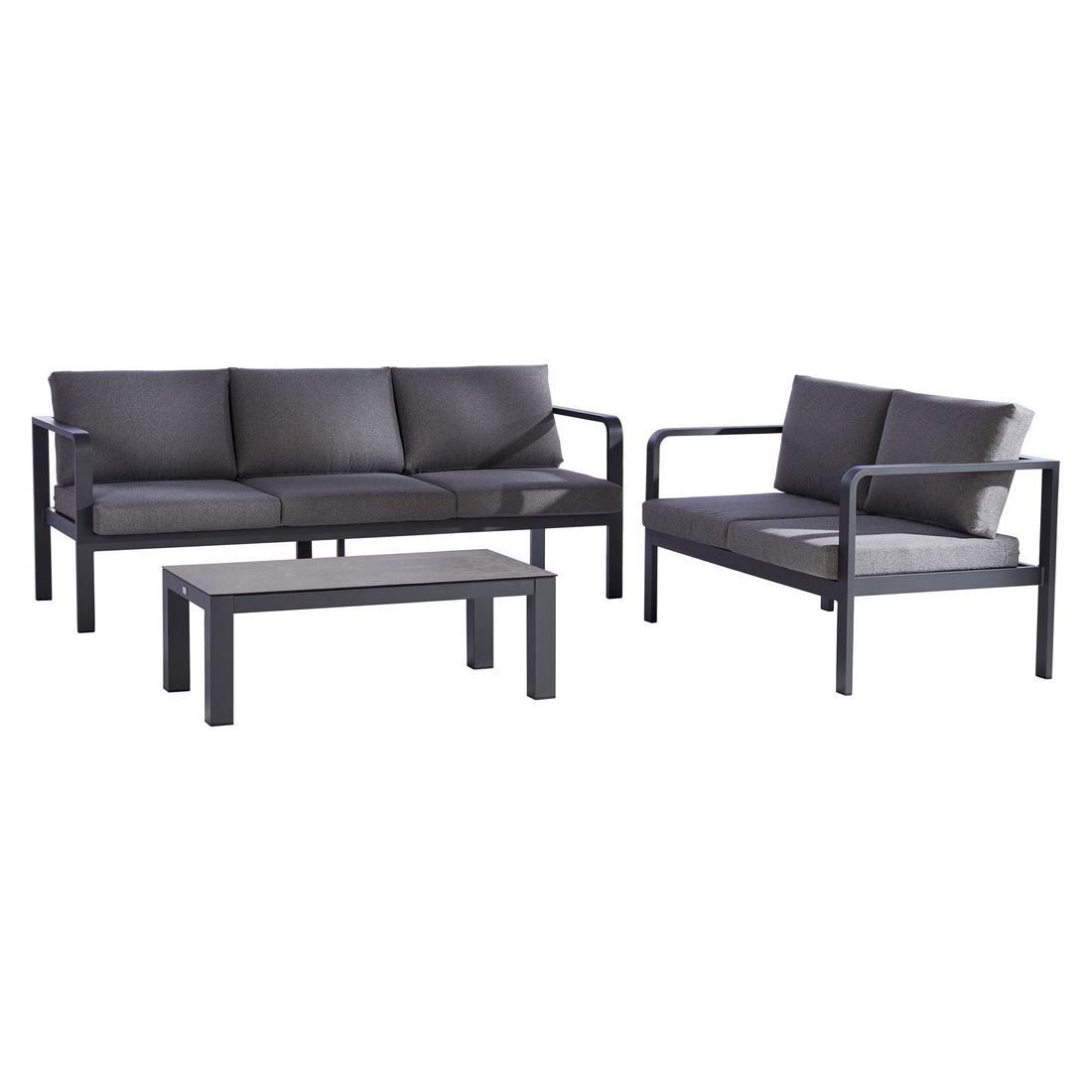 Best Cleveland Loungeset inkl. Loungetisch Aluminium