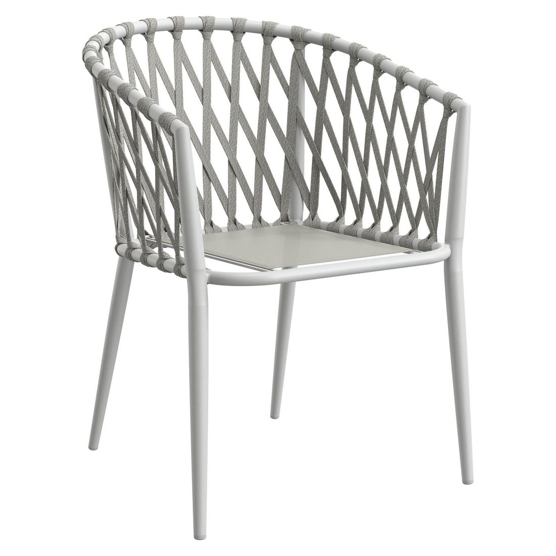 LC Garden Sunrepo Stapelsessel Aluminium mit Sitz- und Rückenkissen