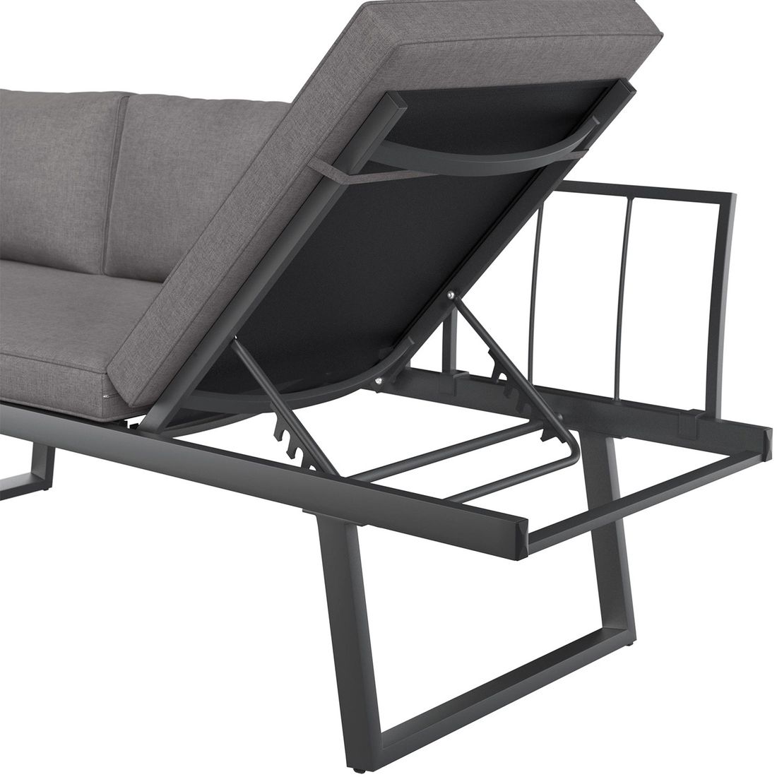 OUTLIV. Lucca Diningsofa Aluminium/Olefin