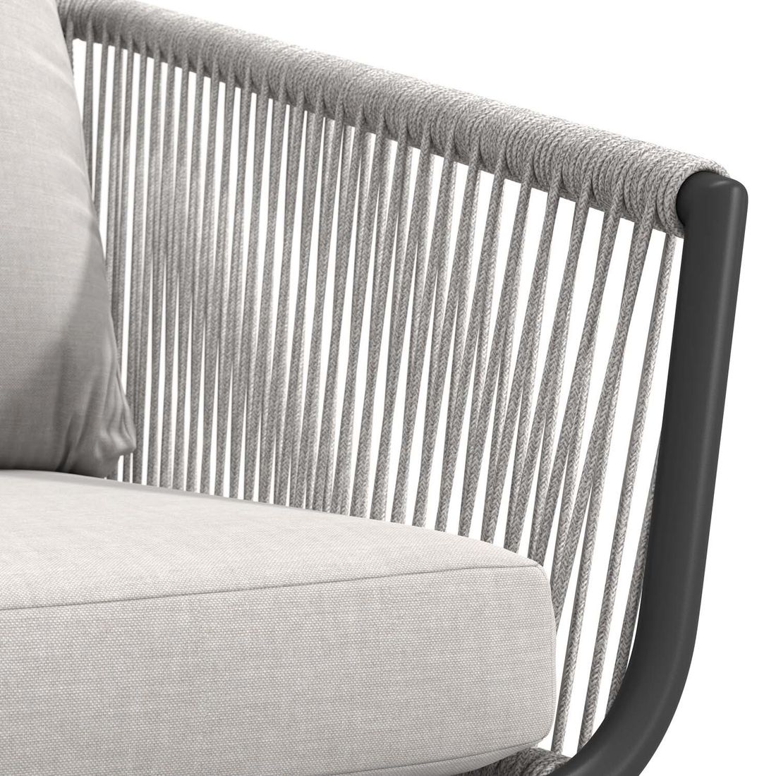 OUTLIV. Alex Gartenloungesofa Aluminium/Rope/Olefin