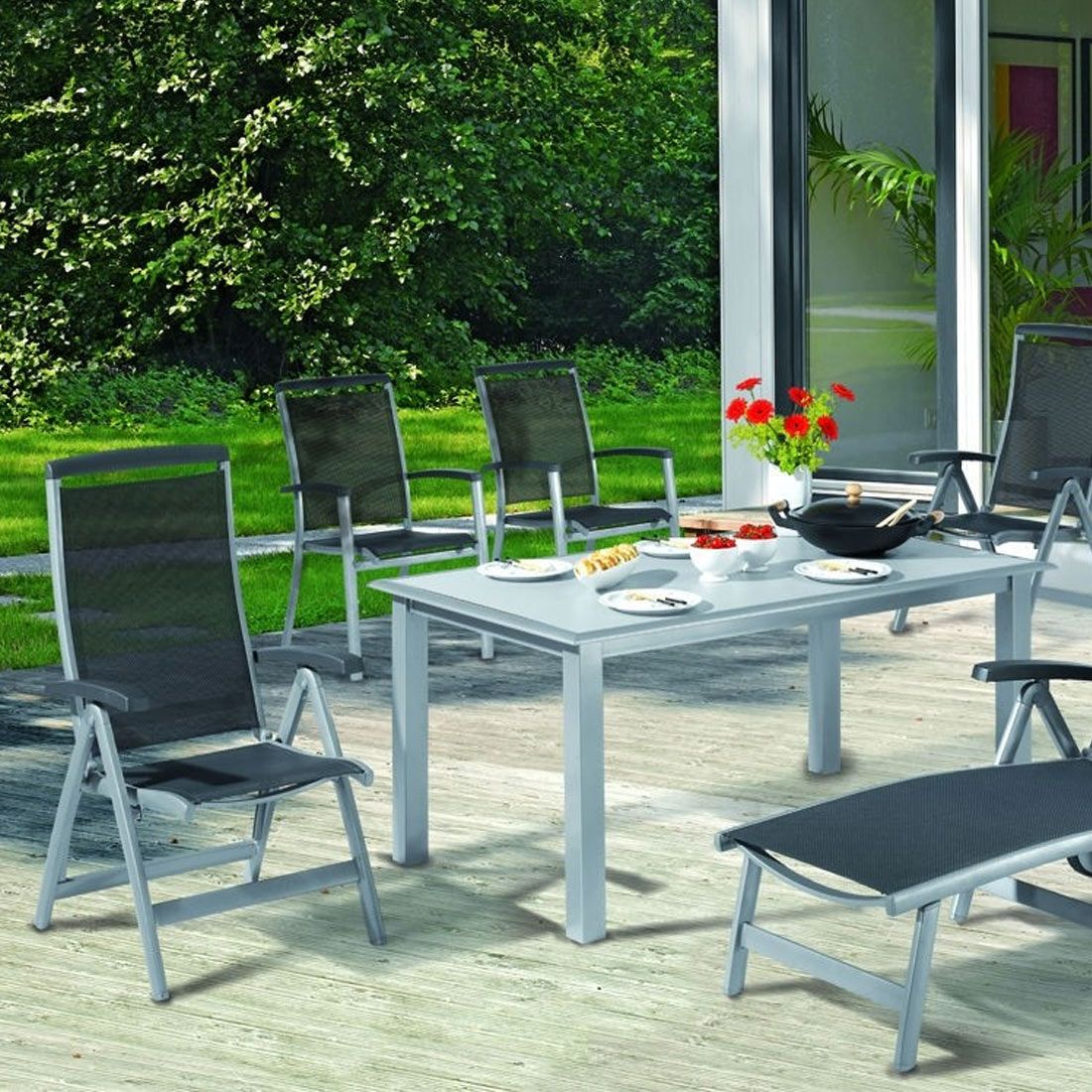 Sieger Royal Klappsessel Aluminium/Textilene