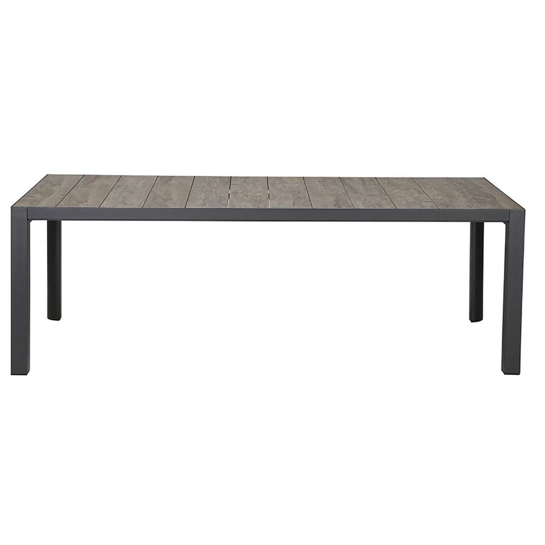 [Wir haben auch eine große Auswahl!] Siena Garden Silva Gartentisch Aluminium/Keramik Anthrazit/Washed grey cm 220x100