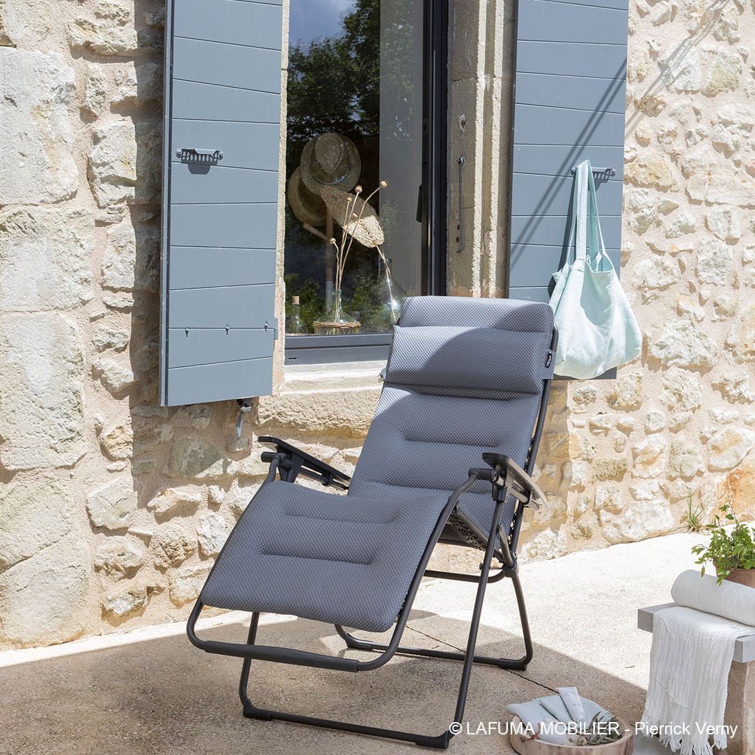 Lafuma Futura XL Relaxliege Stahl/BeComfort