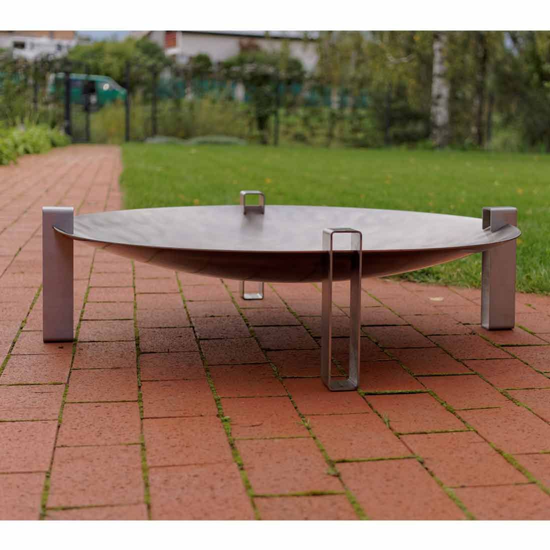 SvenskaV Space Design-Feuerschale Ø58x20cm Edelstahl