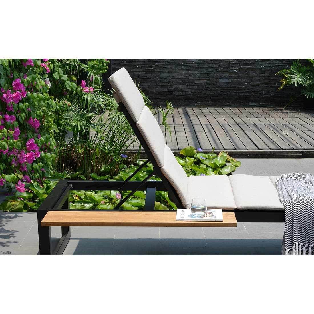 LifestyleGarden Jimmy Gartenliege verstellbar Aluminium/Olefin