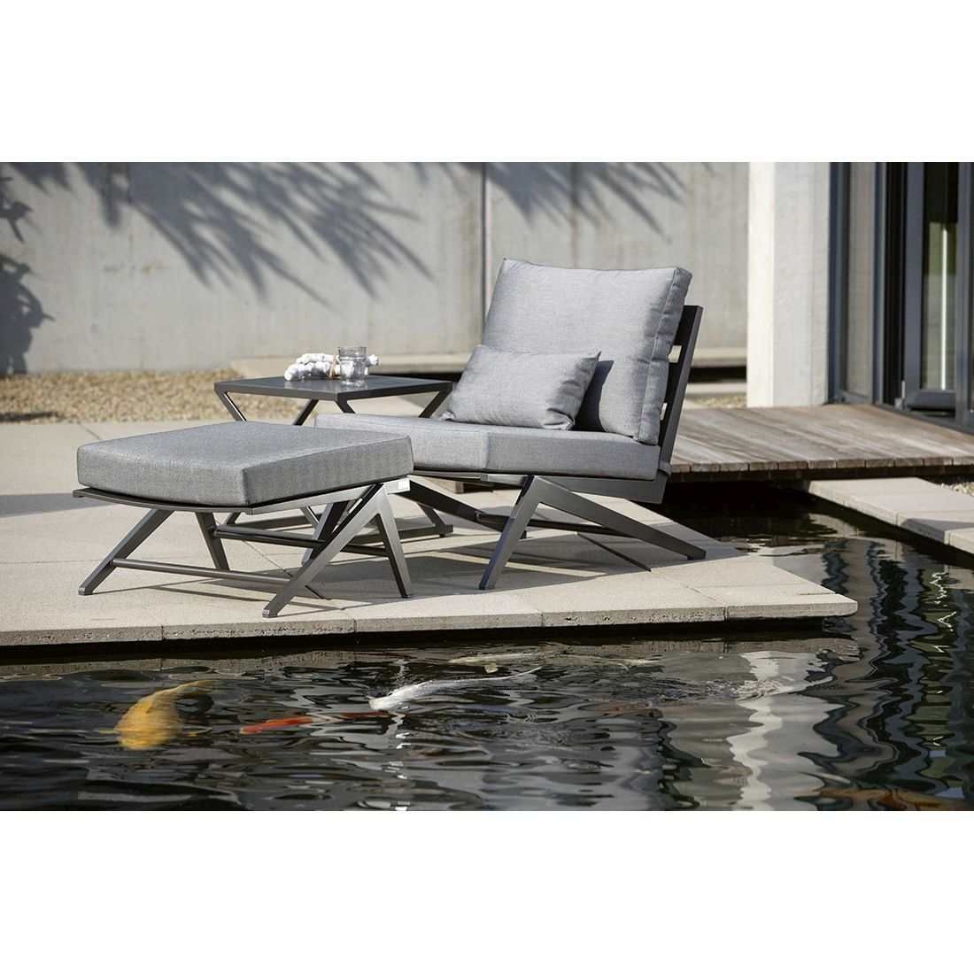 Stern Jackie Beistelltisch 50x50x46cm Aluminium/Glas
