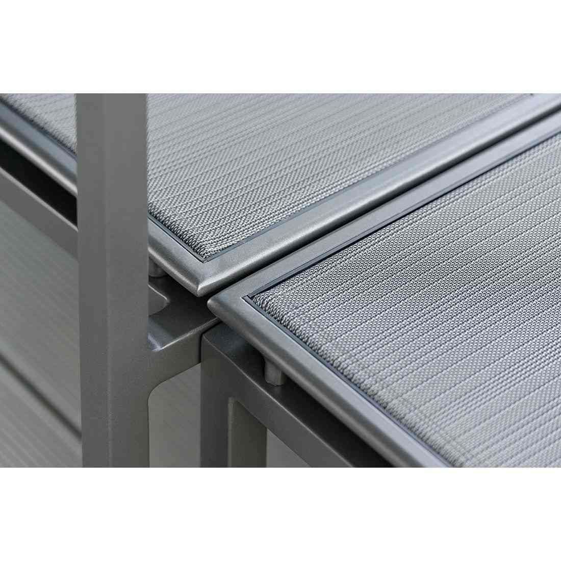 Stern Skelby Loungehocker Aluminium/Textilene