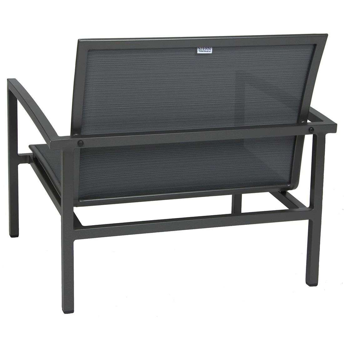 Stern Skelby Loungesessel Aluminium/Textilene