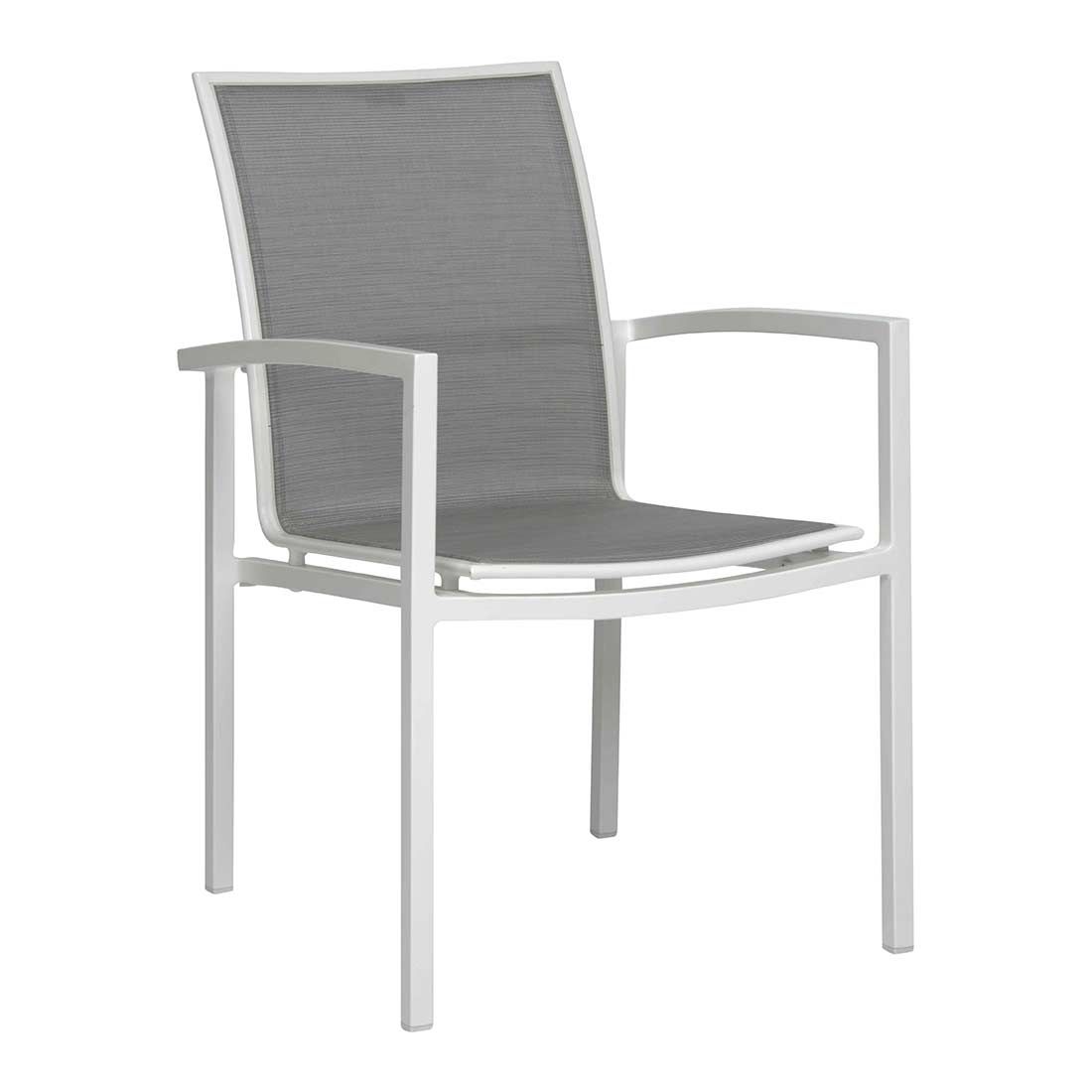 Stern Skelby Stapelsessel Aluminium/Textilene