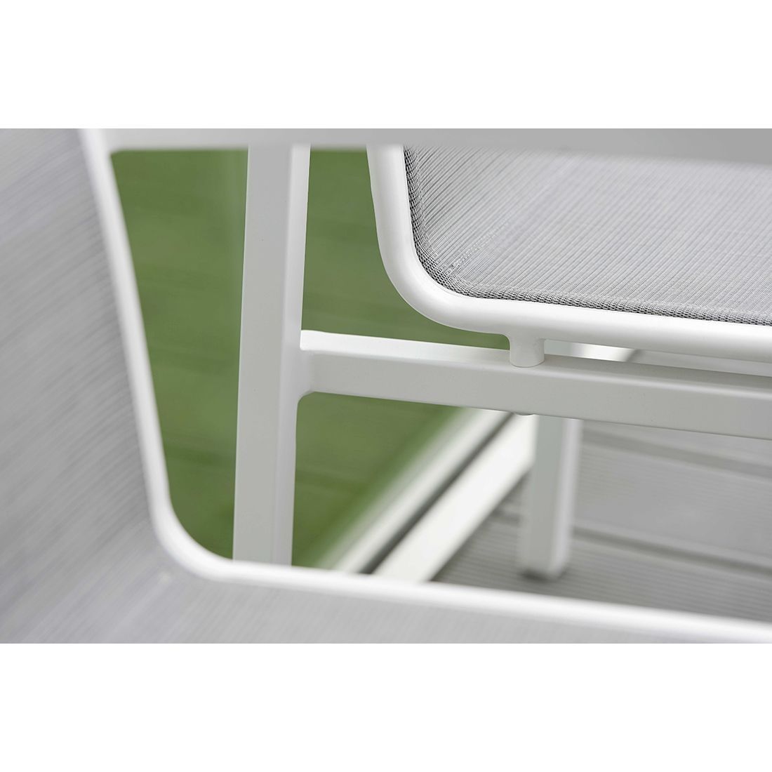 Stern Skelby Stapelsessel Aluminium/Textilene