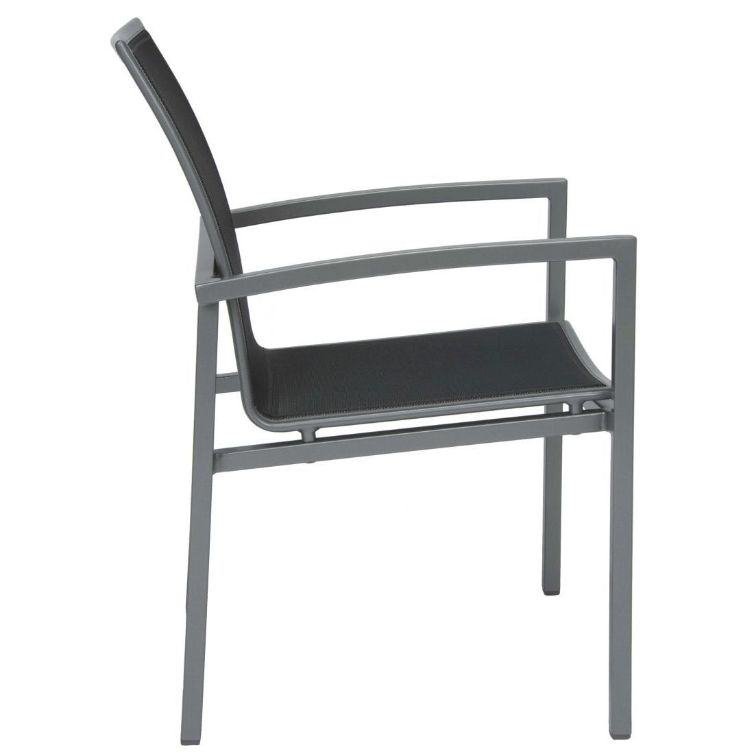 Stern Skelby Stapelsessel Aluminium/Textilene