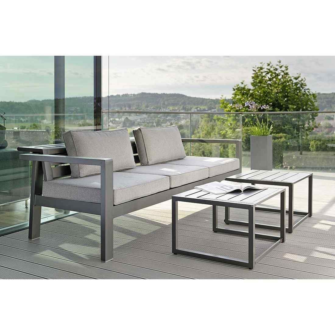 Stern Novus Beistelltisch 67x63x43 cm Aluminium