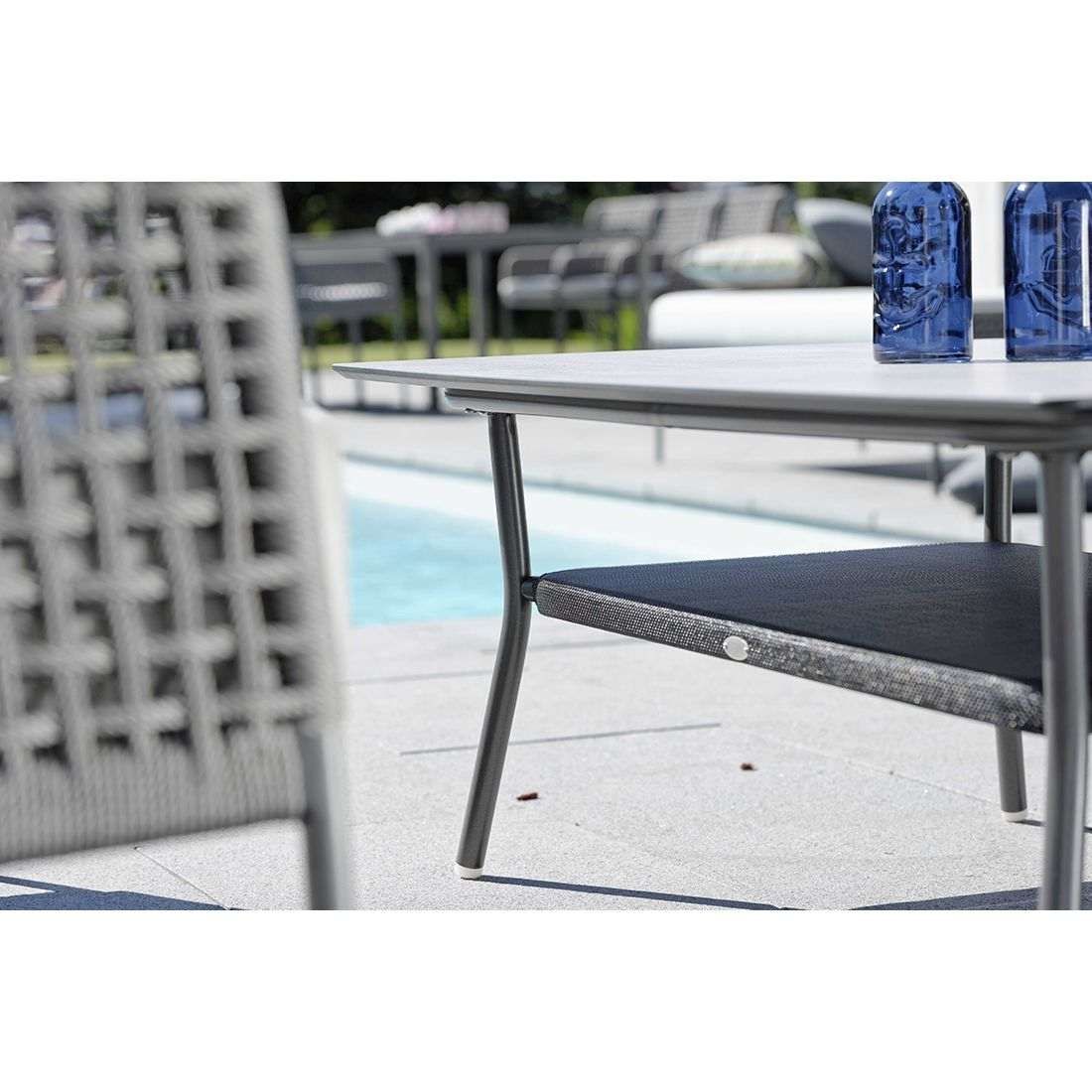 Stern Greta 3-Sitzersofa Aluminium/Rope