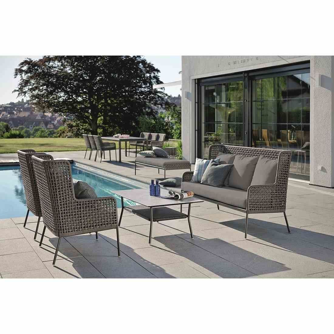 Stern Greta 3-Sitzersofa Aluminium/Rope