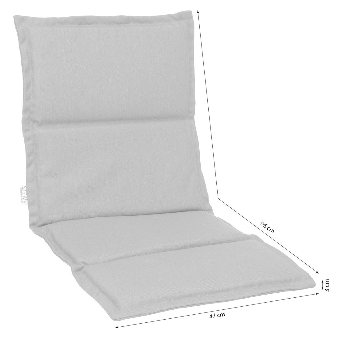 Stern Gartenstuhlauflage Niedriglehner 47x96cm Outdoorstoff