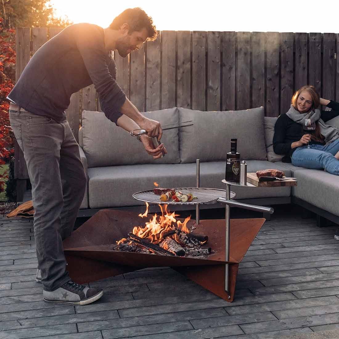 höfats TRIPLE Grillrost Ø45cm Edelstahl