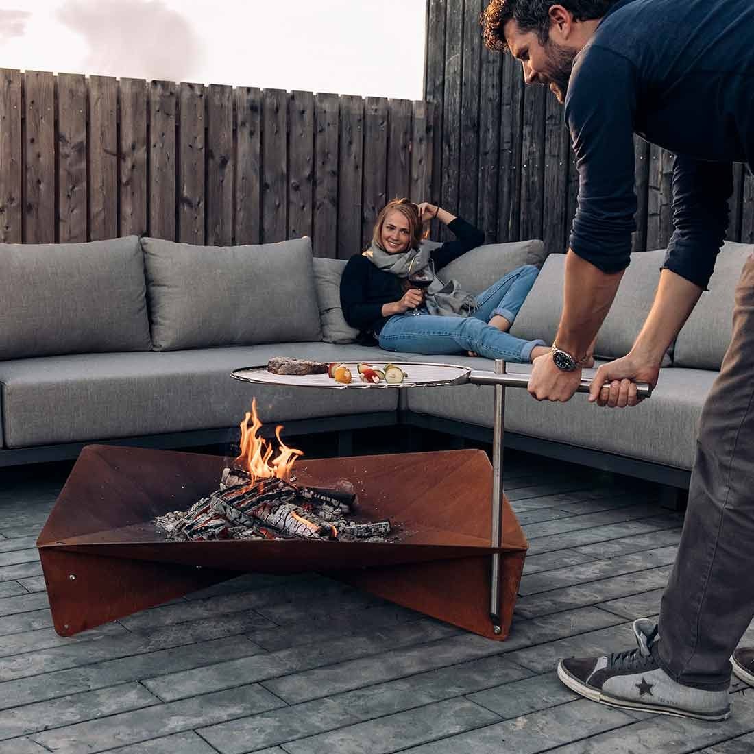 höfats TRIPLE Grillrost Ø45cm Edelstahl