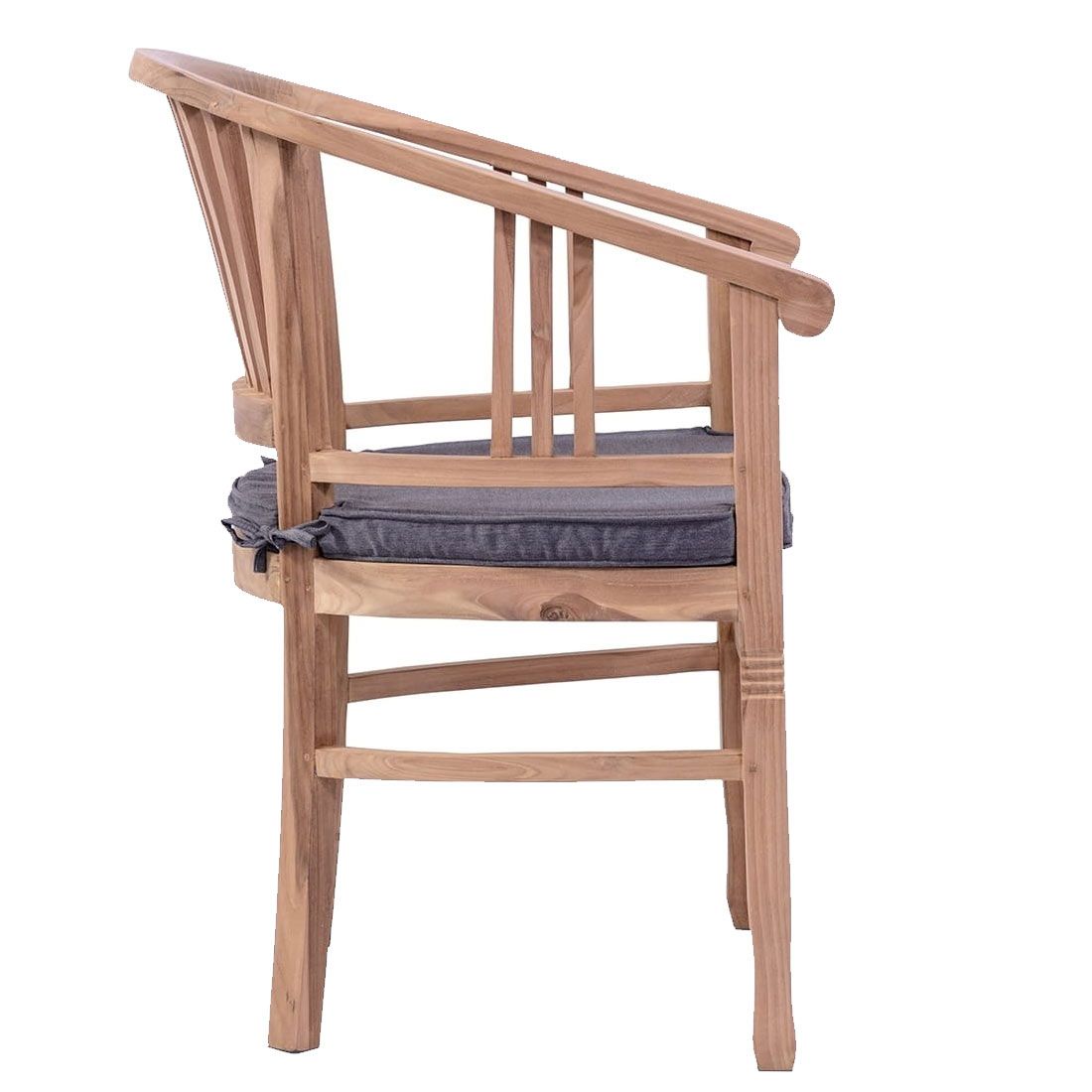 OUTLIV. Batavia Gartensessel Eco-Teak inklusive Kissen