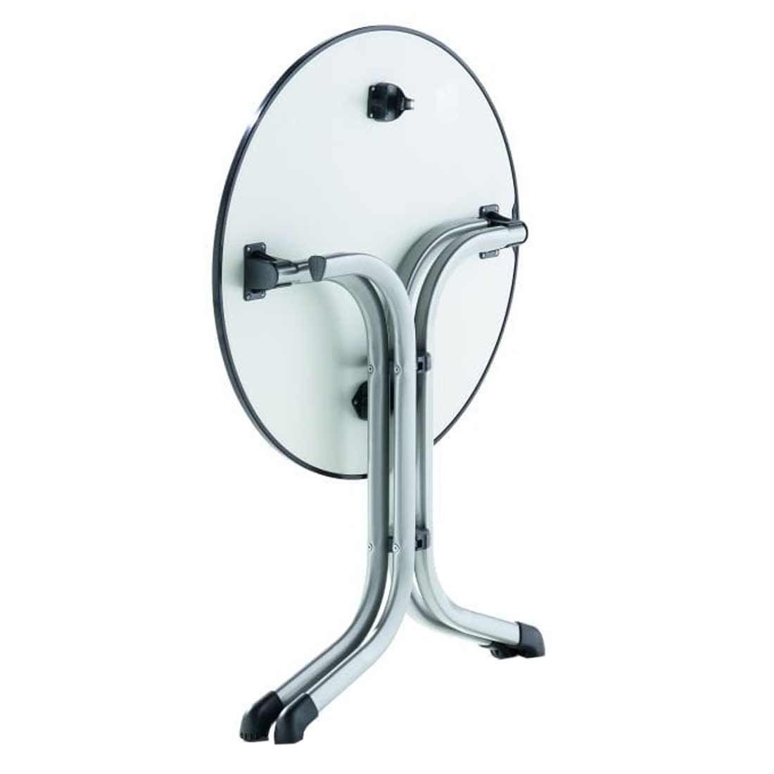Sieger Boulevard Klapptisch Ø68cm Stahl/Vivodur