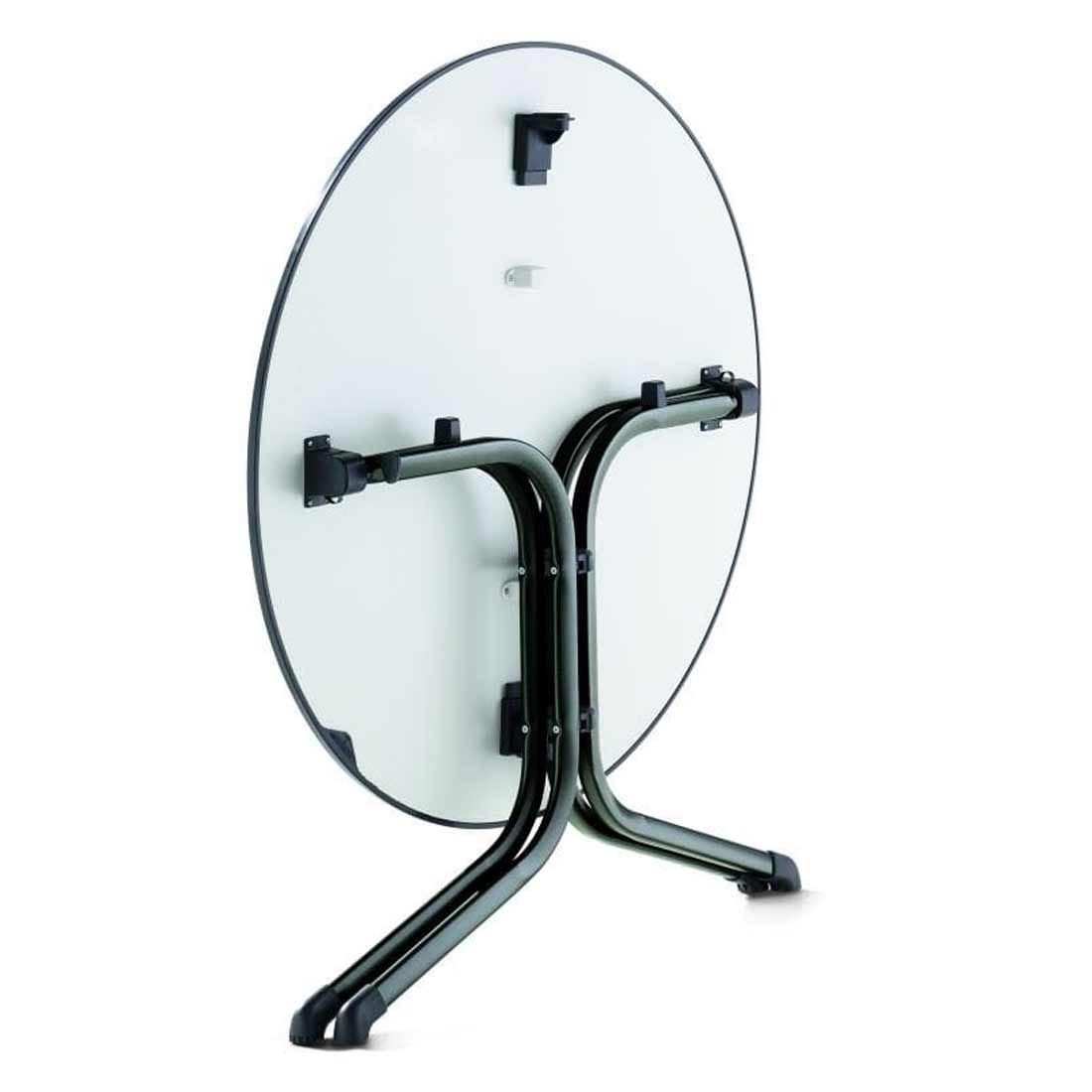 Sieger Boulevard Klapptisch Ø100cm Stahl/Vivodur