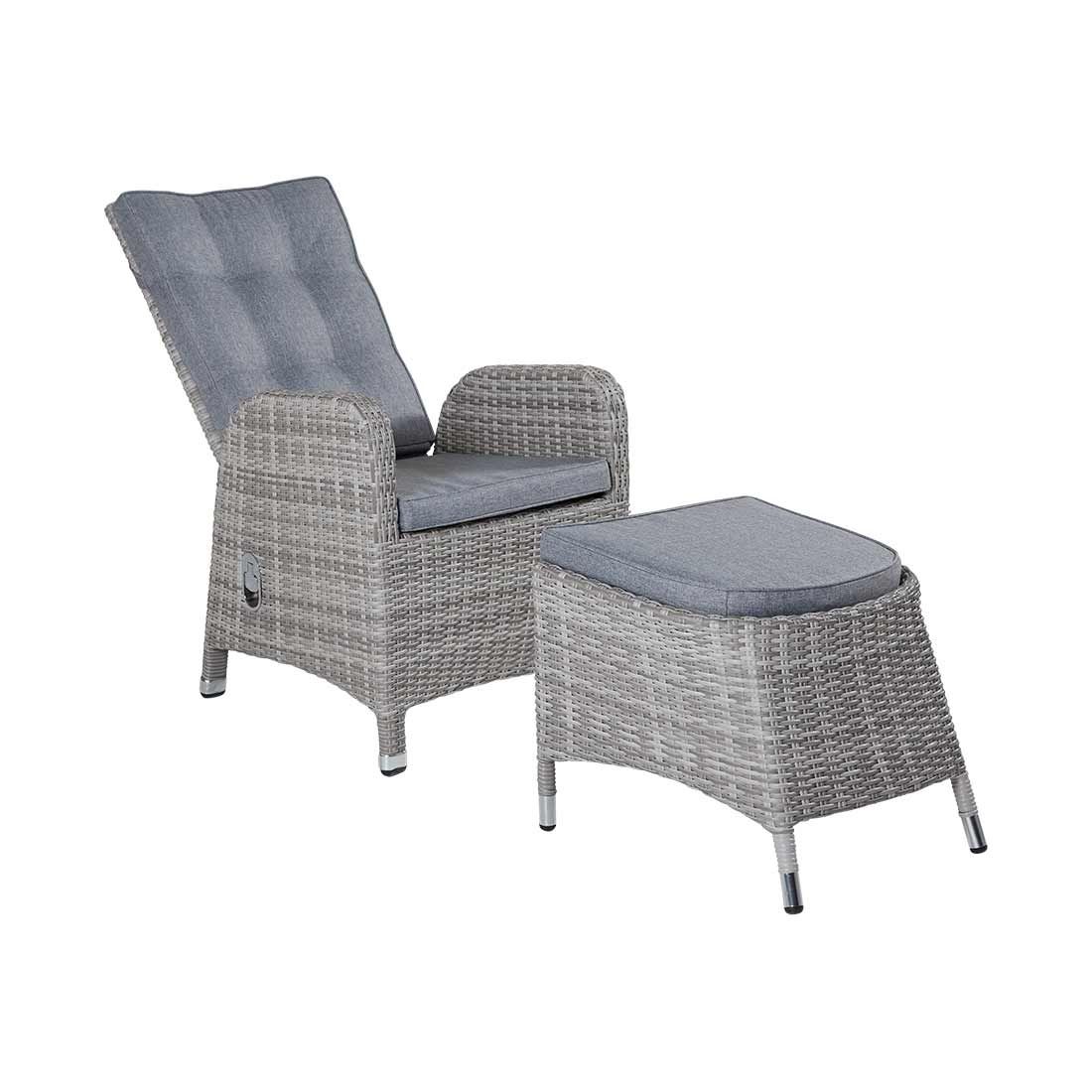 LC Garden Nizza Gartensessel Geflecht/Polster