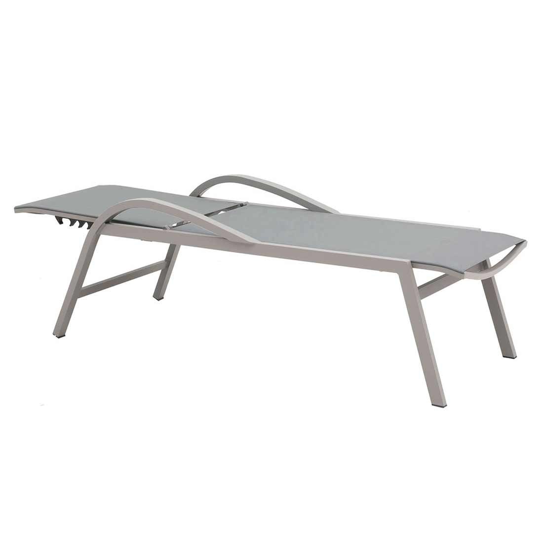 Siena Garden Milos Gartenliege Aluminium/Ranotex®