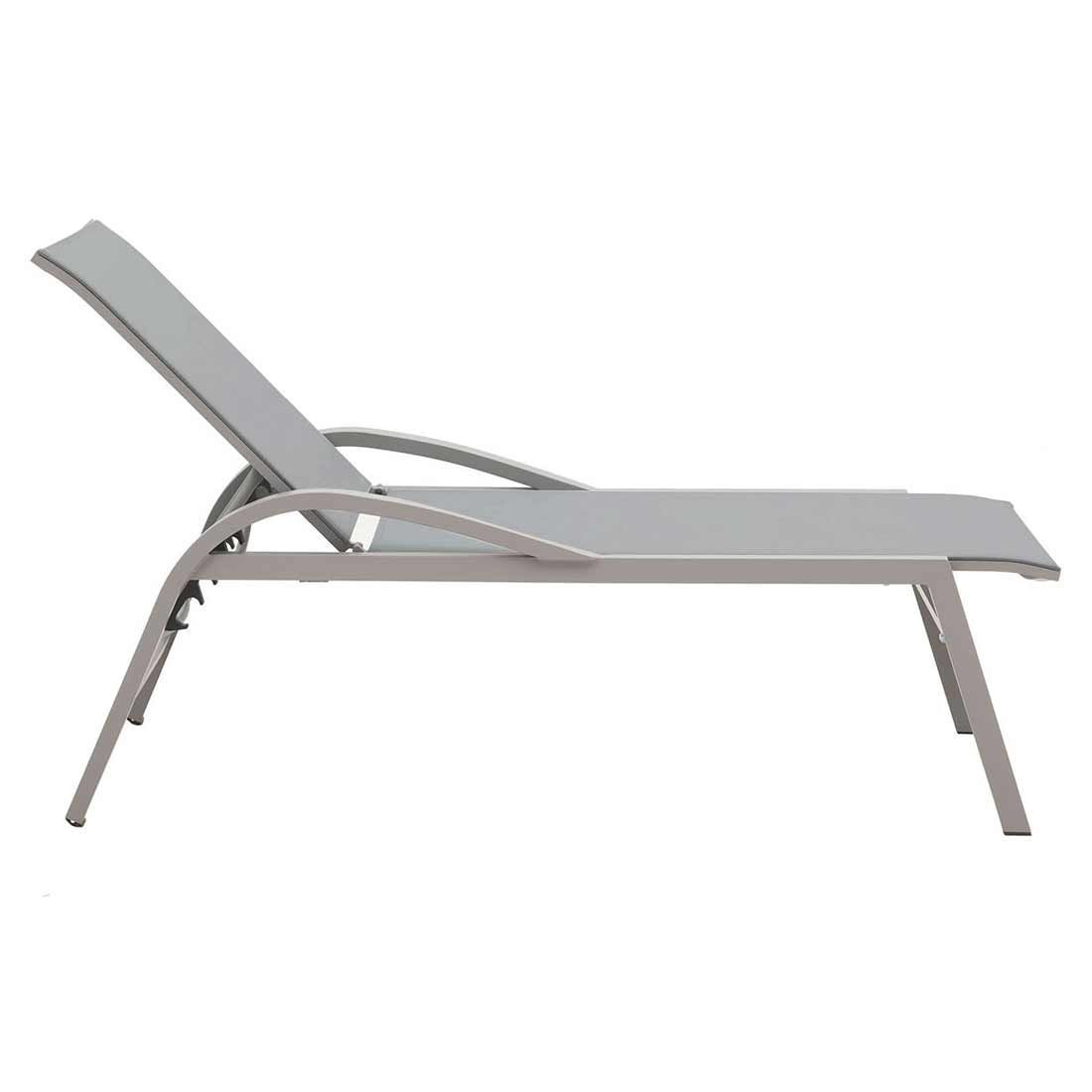 Siena Garden Milos Gartenliege Aluminium/Ranotex®