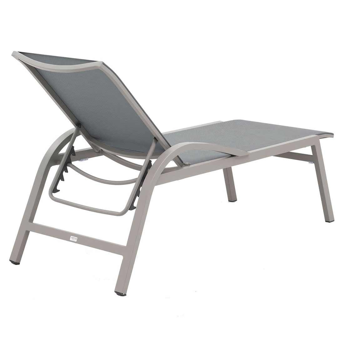 Siena Garden Milos Gartenliege Aluminium/Ranotex®