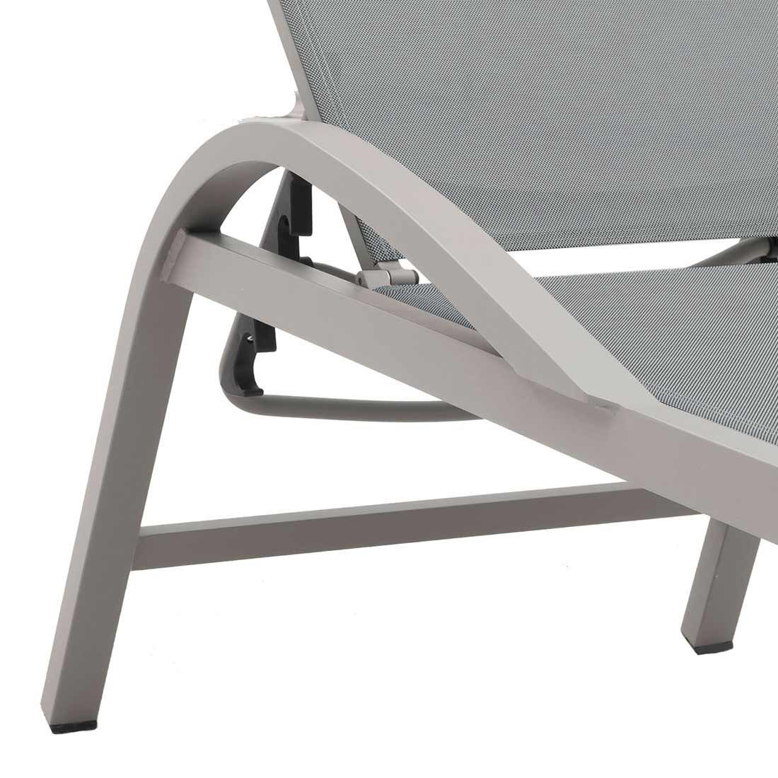 Siena Garden Milos Gartenliege Aluminium/Ranotex®