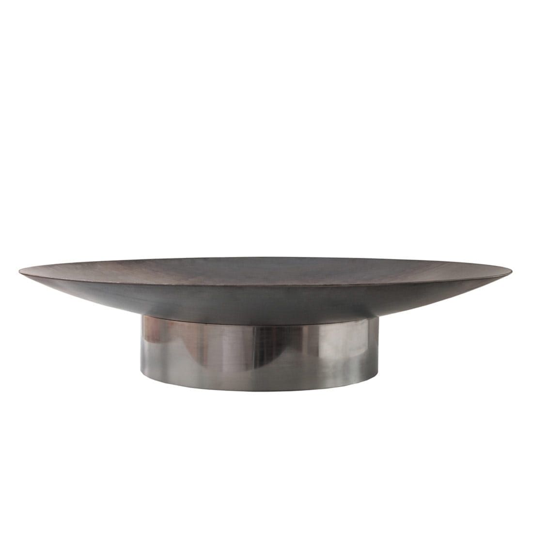 SvenskaV Grace Design-Feuerschale Ø58 x13,6cm Edel/Rohstahl